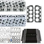 NEW LML DURAMAX CYLINDER HEADS W/ STUDS AND HEAD GASKET SET