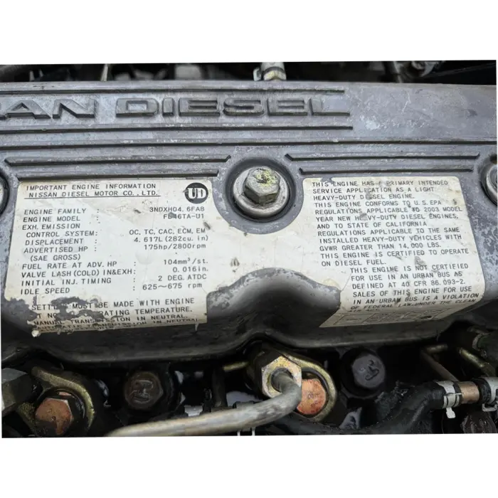 NISSAN UD FD46TA-U1 GOOD RUNNING ENGINE - Image 5