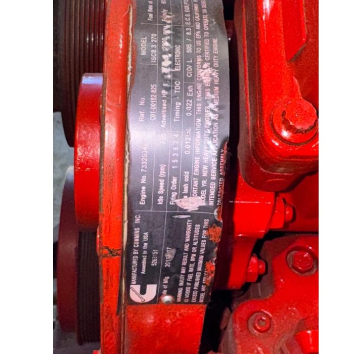 8.3isc USED 2011 CUMMINS ISC 8.3 ENGINE 270HP - Image 4