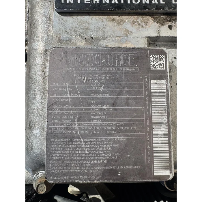 GOOD USED 2012 MAXXFORCE 13 ENGINE 430HP - Image 6