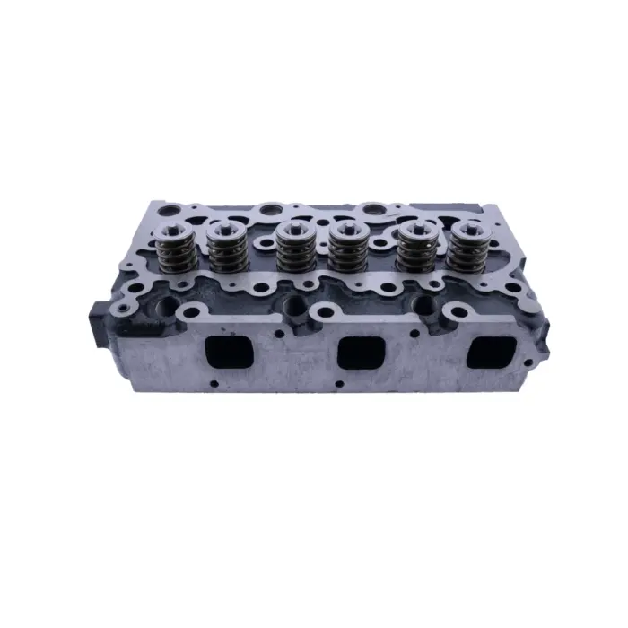 New Complete Cylinder Head For Kubota D1703 And D1803 Injector Threaded - Image 2